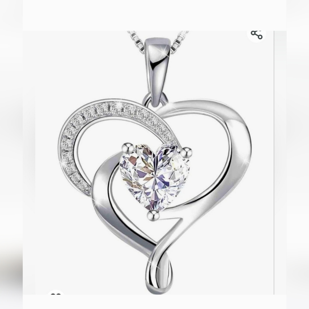NWOT Heart Pendant Necklace